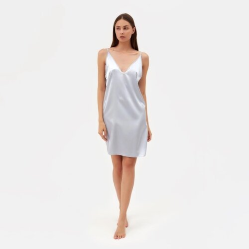 Сорочка женская MINAKU: Light touch цвет серебро, размер 42