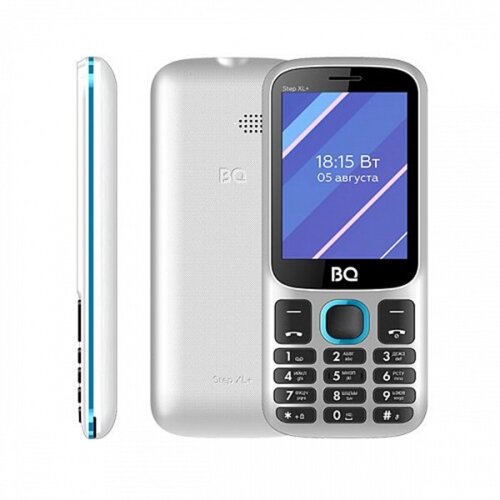 Сотовый телефон BQ M-2820 Step XL+ 2,8", 32Мб, microSD, 2 sim, бело-синий