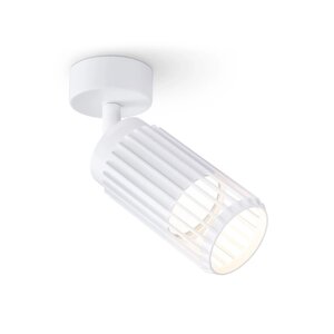 Спот накладной поворотный со сменной лампой Ambrella light, Techno family, TN51677, GU10, цвет белый