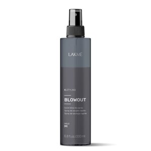 Спрей для быстрой сушки и термозащиты волос Lakme K. Styling Blowout, двухфазный, 200 мл