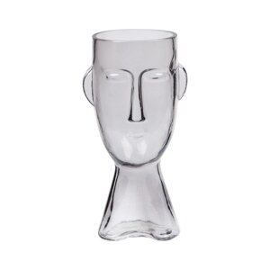 Стеклянная ваза «Фейс», 121123,5 см, цвет прозрачный