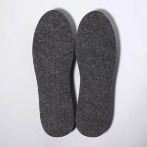 Стельки для обуви, универсальные, 35-46 р-р, 29,8 см, пара, цвет серый