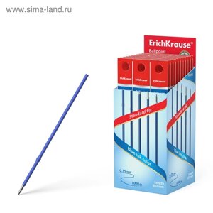 Стержень шариковый 0,7 мм, ErichKrause, для автоматических ручек XR-30 и др., 107 мм, чернила синие