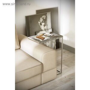 Стол приставной «Агами», 500 310 705 мм, МДФ, цвет серый мрамор