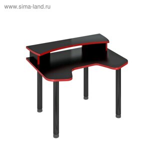 Стол с надстройкой «СКЛ Игр120МО», 1200 900 945 мм, цвет чёрный