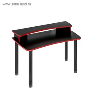 Стол с надстройкой «СКЛ Софт140МО», 1400 750 945 мм, цвет чёрный