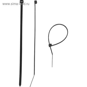 Стяжки кабельные "ЗУБР" черные КС-Ч1, 2.5 x 80 мм, нейлон, 100 шт.