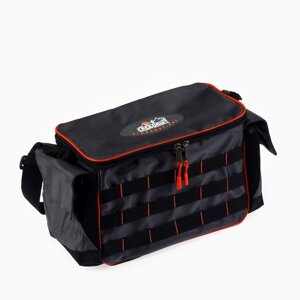 Сумка рыболовная "СЛЕДОПЫТ" Base Lure Bag L, 36 х 22 х 15 см, цвет серый,3 коробки Luno