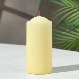 Свеча-столбик ароматизированная, 12х5,6 см, Ваниль