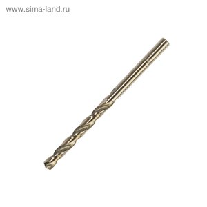 Сверло по металлу ТУНДРА, HSS-Co (5% кобальта), цилиндрический хвостовик, 5.5 мм