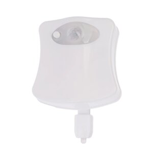 Светильник для туалета с датчиком движ., RGB, 3 Вт, IP68, от бат. 3*AAA, белый