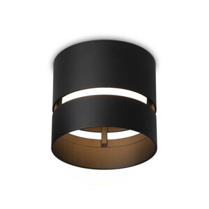 Светильник точечный накладной со сменной лампой Ambrella light, Techno, TN71052, GX53, цвет чёрный
