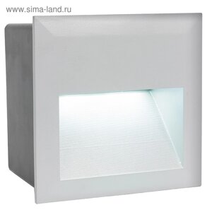 Светильник ZIMBA-LED, 3,7вт, LED, IP65, 4000k, цвет серебро