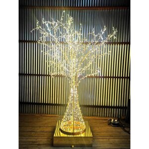 Светодиодная фигура «Золотое дерево», 130 250 130 см, 100 Вт, 220 В