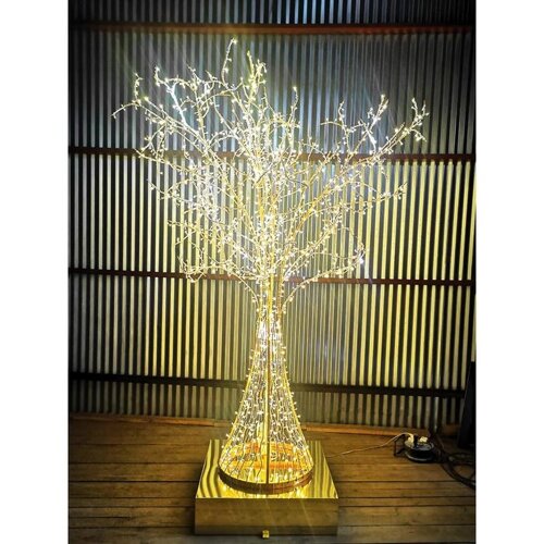 Светодиодная фигура «Золотое дерево», 180 350 180 см, 160 Вт, 220 В