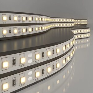 Светодиодная лента Elektrostandard, IP20, 5050, 60LED/м, 12В, свечение тёплое белое