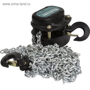 Таль цепная KRAFTOOL 43087-5, шестеренная, 5т, 3м