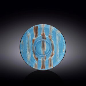 Тарелка глубокая Wilmax England Scratch, d=22.5 см, 1.1 л, цвет голубой