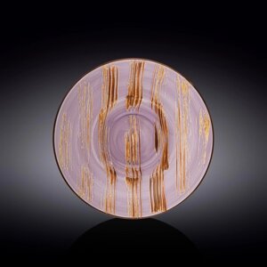 Тарелка глубокая Wilmax England Scratch, d=25.5 см, 1.5 л, цвет лавандовый