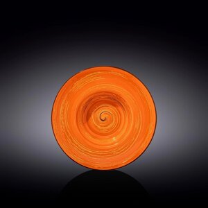 Тарелка глубокая Wilmax England Spiral, d=20 см, 800 мл, цвет оранжевый