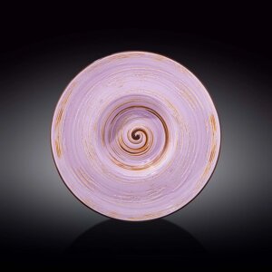 Тарелка глубокая Wilmax England Spiral, d=27 см, 250 мл, цвет лавандовый
