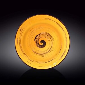 Тарелка глубокая Wilmax England Spiral, d=28.5 см, 500 мл, цвет жёлтый