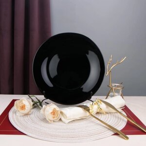 Тарелка обеденная Arya Home Globe, 6 шт, цвет чёрный