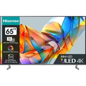 Телевизор LED hisense 65" 65U6kq темно-серый 4K ultra HD 60hz DVB-T DVB-T2 DVB-C DVB-S DVB- 102953