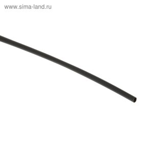Термоусадочная трубка REXANT, 3/1.5 мм, 1 м, черная