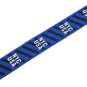 Тесьма Nyc usa, ширина 2,5 см, цвет синий
