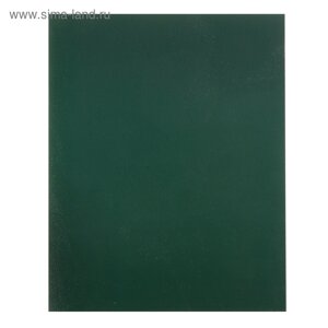Тетрадь 48 листов в клетку "Зелёная", обложка бумвинил, блок №2 (серые листы)