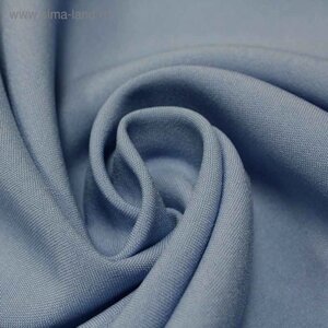 Ткань костюмная габардин, ширина 150 см, цвет тёмно - голубой