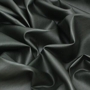 Ткань костюмная с напылёнием, вискоза, стрейч, ширина 150 см, цвет тёмный хаки