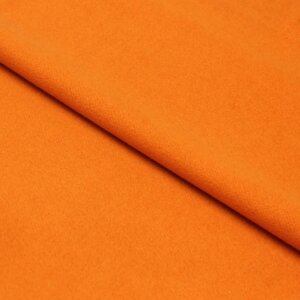Ткань пальтовая, шерсть, ширина 150 см, цвет оранжевый