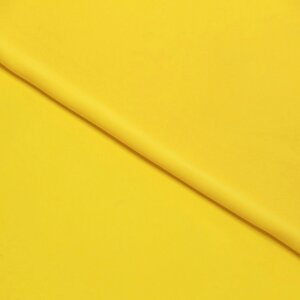 Ткань плательная сатин, стрейч, ширина 150 см, цвет лимонный