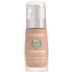 Тональная основа Deborah Milano Formula Pura Foundation, тон 0 белоснежно-розовый, 30 мл