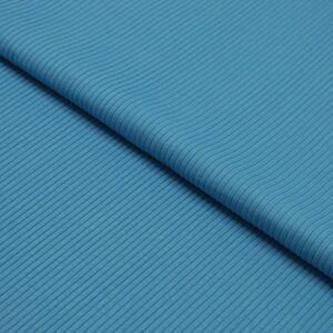 Трикотаж плательный, пенье, ширина 90 см, цвет лазурный голубой