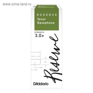 Трости Rico DKR02305 Reserve для саксофона тенор, размер 3.0+2шт