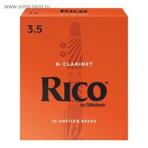 Трости Rico RCA1035 Rico для кларнета Bb, размер 3.5, 10шт в упаковке