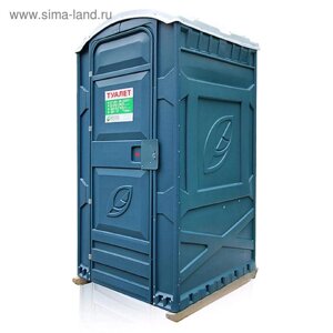 Туалетная кабина, 222,5 115 111 см, синяя, EcoLight