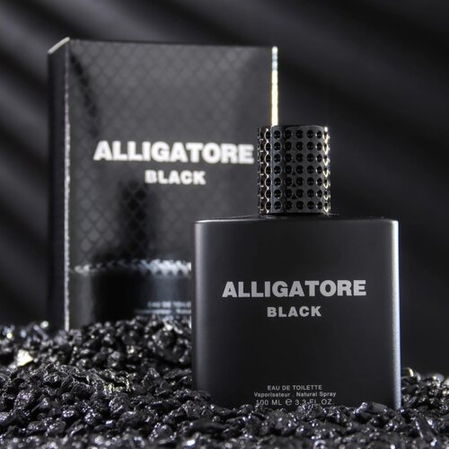 Туалетная вода мужская alligatore BLACK, 100 мл