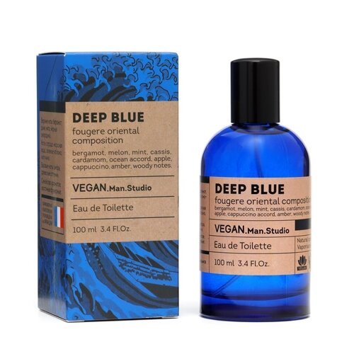 Туалетная вода мужская Vegan Man Studio Deep Blue, 100 мл (по мотивам Blue Seduction (A. Banderas)