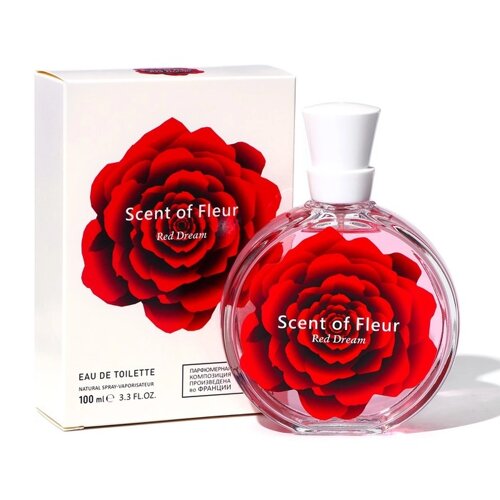 Туалетная вода женская Scent of Fleur Red Dream, 100 мл (по мотивам In Red (Armand Basi)