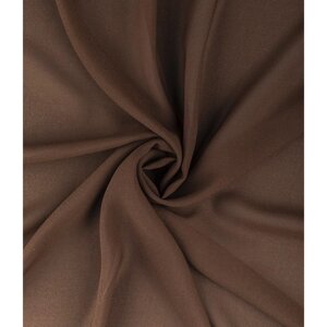 Тюль «Вуаль шелк», размер 500x260 см, цвет шоколад