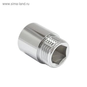 Удлинитель STI, 1/2", 20 мм, никелированная латунь