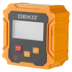 Угломер цифровой DEKO DKAM01, магнитное основание, диапазон 4 x 90°точность 0.2°