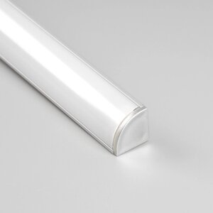 Угловой профиль Uniel для светодиодной ленты, 2 м, 16 16 мм, матовый рассеиватель, аксессуары