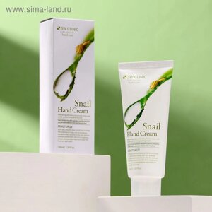 Увлажняющий крем для рук с муцином улитки 3W CLINIC Moisturizing Snail Hand Cream, 100 мл