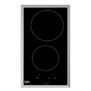 Варочная поверхность Beko HDMC 32400 TX, электрическая, 2 конфорки, сенсор, черная