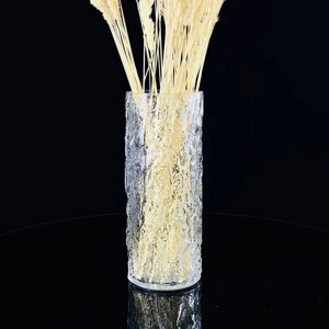Ваза декоративная для цветов Lenardi, стекло, 24 см
